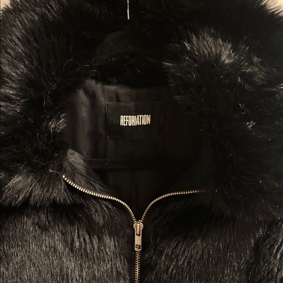 Reformation XS Teddy Jacket 100% Viscose - Picture 3 of 10